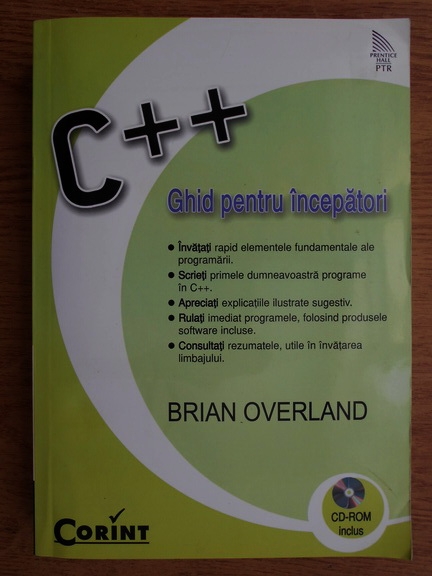 Brian Overland C Ghid Pentru Incepatori CumpÄƒrÄƒ