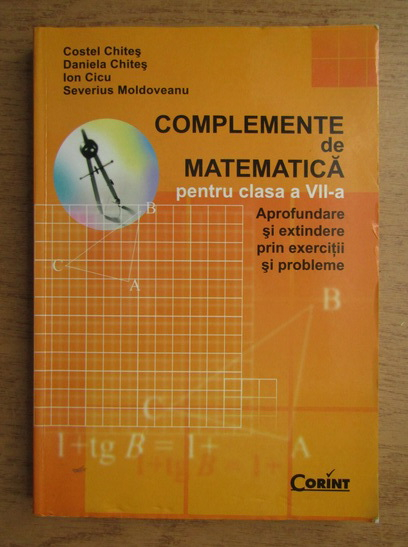 Custodian Whirlpool Chap Costel Chites - Complemente de matematica pentru clasa VII-a (2009) - Cumpără Custodian Whirlpool Chap Costel Chites - Complemente de matematica pentru clasa VII-a (2009) - Cumpără