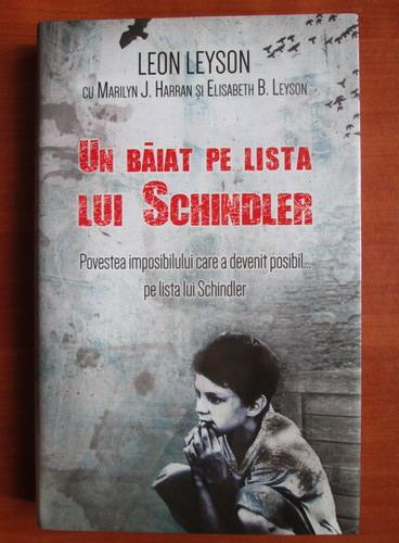 Leon Leyson Un Baiat Pe Lista Lui Schindler Cumpără