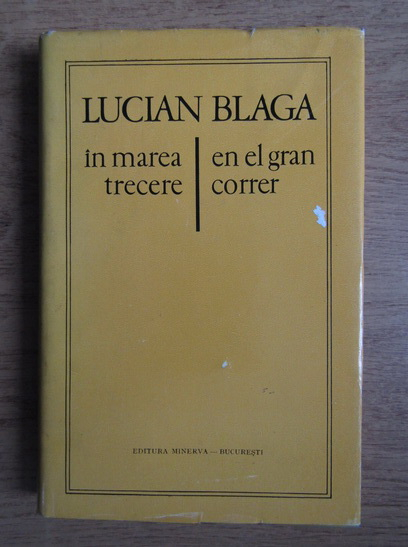 Lucian Blaga In Marea Trecere Cumpără