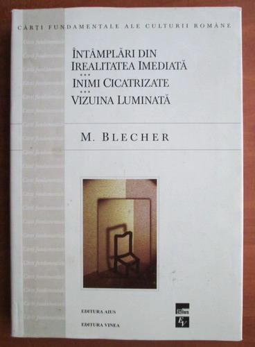 Max Blecher Intamplari Din Irealitatea Imediata Inimi Cicatrizate Vizuina Luminata CumpÄƒrÄƒ