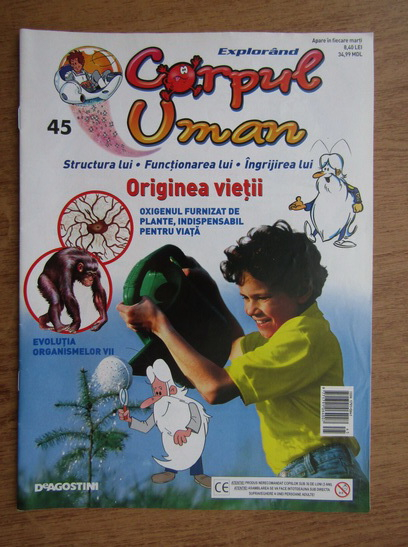 Revista Explorand Corpul Uman Originea Vietii Nr 45 Cumpără
