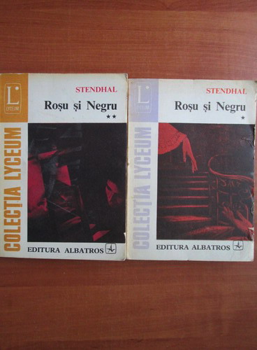 Stendhal Rosu Si Negru 2 Volume CumpÄrÄ