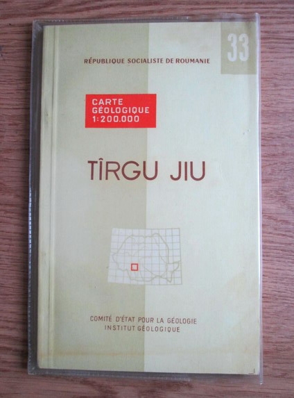V Ianovici Targu Jiu Harta Geologica Cumpără