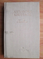 Alexandru Kiritescu - Teatru