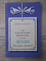 Andre Malraux - La condition humaine. Extraits