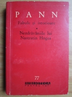 Anton Pann - Fabule si istorioare. Nazdravaniile lui Nastratin Hogea