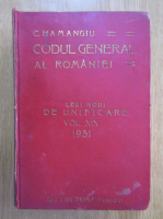 C. Hamangiu - Codul general al Romaniei (volumul 19)