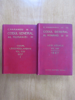 C. Hamangiu - Codul general al Romaniei (volumul 25, partea I si II)
