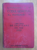 C. Hamangiu - Codul general al Romaniei (volumul 28)