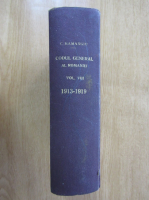 C. Hamangiu - Codul General al Romaniei (volumul 8)