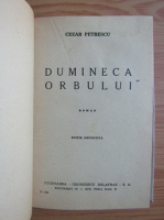 Cezar Petrescu - Dumineca orbului (1946)