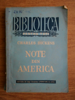 Charles Dickens - Note din America