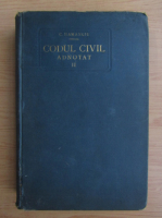 Constantin Hamangiu - Codul Civil adnotat (volumul 2, 1925)