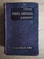 Constantin Hamangiu - Codul general al Romaniei (volumul 2, 1900)