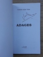 Corneliu Vadim Tudor - Adages (cu autograful autorului)