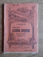 Costache Negruzzi -  Proza. Alexandru Lapusneanu, Sobieschi si romanii. Cum am invatat romaneste (1910)