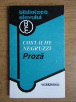 Costache Negruzzi - Proza