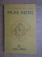 Dan Barbilian, Ion Barbu - Pagini inedite