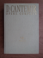 Dimitrie Cantemir - Opere complete (volumul 8, tomul 2)