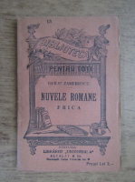 Duiliu Zamfirescu - Nuvele romane. Frica (1925)
