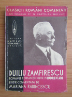 Duiliu Zamfirescu - Romanul Comanestilor, volumul 4. Indreptari (1939)