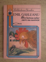 Emil Garleanu - Din lumea celor care nu cuvanta