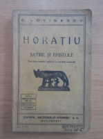 Eugen Lovinescu - Horatiu. Satire si epistole