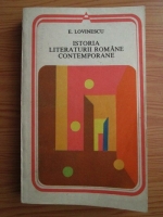 Eugen Lovinescu - Istoria literaturii romane contemporane