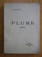 George Bacovia - Plumb. Poezii (Editie Princeps, 1916)