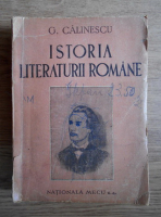 George Calinescu - Istoria literaturii romane (1946)
