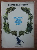 George Topirceanu - Balada unui greier mic