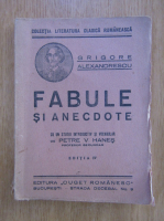 Grigore Alexandrescu - Fabule si anecdote