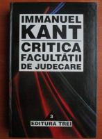 Immanuel Kant - Critica facultatii de judecare
