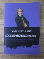 Immanuel Kant - Scrieri precritice (selectie)
