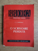 Ion Luca Caragiale - O scrisoare pierduta