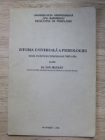 Ion Manzat - Istoria universala a psihologiei. Istoria moderna si contemporana 1860-1994