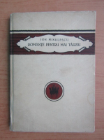 Ion Minulescu - Romante pentru mai tarziu (1922)