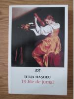 Iulia Hasdeu - 19 file de jurnal