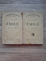 Jean Jacques Rousseau - Emile ou de l'education (1930, 2 volume)