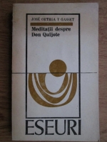 Jose Ortega y Gasset - Meditatii despre Don Quijote