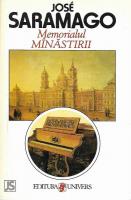 Jose Saramago - Memorialul manastirii
