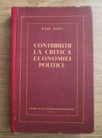 Karl Marx - Contributii la critica economiei politice