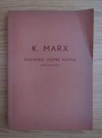 Karl Marx - Insemnari despre romini