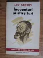 Lev Sestov - Inceputuri si sfarsituri