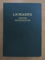 Lev Tolstoi - Texte pedagogice