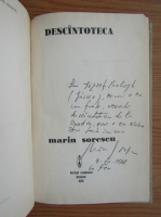 Marin Sorescu - Descantoteca (cu autograful autorului)