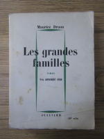 Maurice Druon - Les grandes familles (1948)