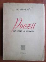 Mihai Eminescu - Poezii din viata si postume (1947)