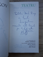 Mihail Bulgakov - Teatru (cu autograful lui Mircea Dinescu)